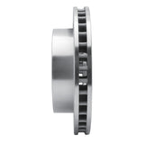 R1 Concepts 1999-2020 Cadillac DeVille Front Left Drilled & Slotted Silver Brake Rotor by R1 Concepts 631-48038L