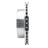 R1 Concepts 1999-2025 Chevrolet Silverado 2500 Rear Right Drilled & Slotted Silver Brake Rotor by R1 Concepts 631-48039R