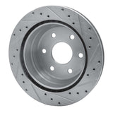 R1 Concepts 2000-2014 Cadillac Escalade Rear Left Drilled & Slotted Silver Brake Rotor by R1 Concepts 631-48041L