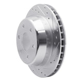 R1 Concepts 2000-2014 Cadillac Escalade EXT Rear Right Drilled & Slotted Silver Brake Rotor by R1 Concepts 631-48041R