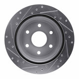 R1 Concepts 2000-2014 Cadillac Escalade EXT Rear Right Drilled & Slotted Silver Brake Rotor by R1 Concepts 631-48041R