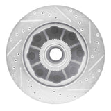 R1 Concepts 2001-2002 Chevrolet Express 2500 Front Left Drilled & Slotted Silver Brake Rotor by R1 Concepts 631-48042L