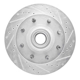 R1 Concepts 2001-2002 Chevrolet Express 3500 Front Right Drilled & Slotted Silver Brake Rotor by R1 Concepts 631-48042R