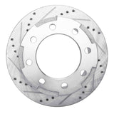 R1 Concepts 2001-2010 Chevrolet Express 3500 Rear Left Drilled & Slotted Silver Brake Rotor by R1 Concepts 631-48043L