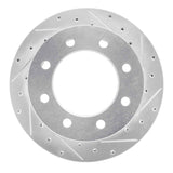 R1 Concepts 2001-2010 Chevrolet Silverado 3500 Rear Right Drilled & Slotted Silver Brake Rotor by R1 Concepts 631-48043R