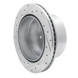 R1 Concepts 2001-2010 Chevrolet Silverado 3500 Rear Right Drilled & Slotted Silver Brake Rotor by R1 Concepts 631-48043R
