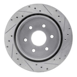 Dynamic Friction 2003-2005 Chevrolet Express 2500 Rear Left Drilled & Slotted Silver Brake Rotor by Dynamic Friction Company 631-48047L