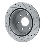 Dynamic Friction 2003-2005 Chevrolet Express 2500 Rear Left Drilled & Slotted Silver Brake Rotor by Dynamic Friction Company 631-48047L