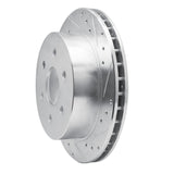 Dynamic Friction 2003-2005 Chevrolet Express 2500 Rear Right Drilled & Slotted Silver Brake Rotor by Dynamic Friction Company 631-48047R