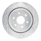 Dynamic Friction 2003-2005 Chevrolet Express 2500 Rear Right Drilled & Slotted Silver Brake Rotor by Dynamic Friction Company 631-48047R