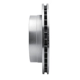 Dynamic Friction 2003-2005 Chevrolet Silverado 1500 Rear Left Drilled & Slotted Silver Brake Rotor by Dynamic Friction Company 631-48048L