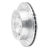 Dynamic Friction 2003-2005 Chevrolet Suburban 2500 Rear Right Drilled & Slotted Silver Brake Rotor by Dynamic Friction Company 631-48048R