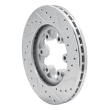 Dynamic Friction 2004-2008 Chevrolet Colorado Front Left Drilled & Slotted Silver Brake Rotor by Dynamic Friction Company 631-48049L