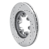 Dynamic Friction 2004-2008 Chevrolet Colorado Front Right Drilled & Slotted Silver Brake Rotor by Dynamic Friction Company 631-48049R