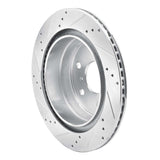 Dynamic Friction 2007-2020 Cadillac Escalade Rear Right Drilled & Slotted Silver Brake Rotor by Dynamic Friction Company 631-48053R