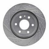 Dynamic Friction 2007-2017 Buick Enclave Front Right Drilled & Slotted Silver Brake Rotor by Dynamic Friction Company 631-48054R