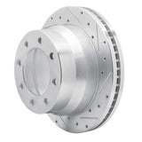 Dynamic Friction 2009-2020 Chevrolet Express 3500 Rear Right Drilled & Slotted Silver Brake Rotor by Dynamic Friction Company 631-48056R