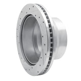 Dynamic Friction 2009-2020 Chevrolet Express 3500 Rear Right Drilled & Slotted Silver Brake Rotor by Dynamic Friction Company 631-48056R