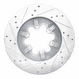 Dynamic Friction 2009-2012 Chevrolet Colorado Front Right Drilled & Slotted Silver Brake Rotor by Dynamic Friction Company 631-48057R