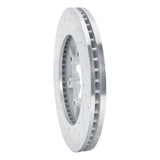 Dynamic Friction 2009-2012 Chevrolet Colorado Front Right Drilled & Slotted Silver Brake Rotor by Dynamic Friction Company 631-48057R