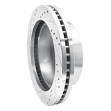 Dynamic Friction 2011-2025 Chevrolet Silverado 2500 HD/2500 HD Classic Front Right Drill & Slot Silver Brake Rotor by Dynamic Friction Company 631-48059R