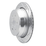 Dynamic Friction 2015-2020 Chevrolet Colorado Rear Right Drilled & Slotted Silver Brake Rotor by Dynamic Friction Company 631-48063R