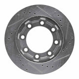R1 Concepts 1971-1991 Chevrolet K20 Front Left Drilled & Slotted Silver Brake Rotor by R1 Concepts 631-48064L