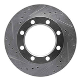 R1 Concepts 1971-1991 Chevrolet K20 Front Left Drilled & Slotted Silver Brake Rotor by R1 Concepts 631-48064L