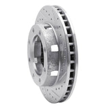 R1 Concepts 1971-1991 Chevrolet K20 Suburban Front Right Drilled & Slotted Silver Brake Rotor by R1 Concepts 631-48064R