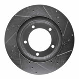R1 Concepts 1998-2006 Workhorse P30 Front Left Drilled & Slotted Silver Brake Rotor by R1 Concepts 631-48066L