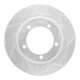 R1 Concepts 1998-2006 Workhorse P30 Front Right Drilled & Slotted Silver Brake Rotor by R1 Concepts 631-48066R