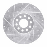Dynamic Friction 2006-2012 Damon Avanti Front Left/Rear Left Drilled & Slotted Silver Brake Rotor by Dynamic Friction Company 631-48087L