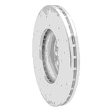 Dynamic Friction 2006-2012 Damon Avanti Front Left/Rear Left Drilled & Slotted Silver Brake Rotor by Dynamic Friction Company 631-48087L