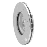 Dynamic Friction 2006-2012 Damon Daybreak Rear Right/Front Right Drilled & Slotted Silver Brake Rotor by Dynamic Friction Company 631-48087R