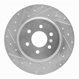 Dynamic Friction 2011-2015 VPG MV-1 Rear Left Drilled & Slotted Silver Brake Rotor by Dynamic Friction Company 631-49000L