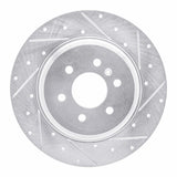 Dynamic Friction 2011-2015 VPG MV-1 Rear Right Drilled & Slotted Silver Brake Rotor by Dynamic Friction Company 631-49000R