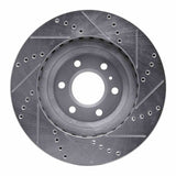 R1 Concepts 11-15 VPG MV-1 Front Left Drilled & Slotted Silver Brake Rotor by R1 Concepts RNC-631-49001L
