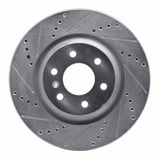 R1 Concepts 11-15 VPG MV-1 Front Left Drilled & Slotted Silver Brake Rotor by R1 Concepts RNC-631-49001L