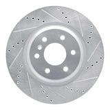 R1 Concepts 11-15 VPG MV-1 Front Right Drilled & Slotted Silver Brake Rotor by R1 Concepts RNC-631-49001R