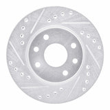 R1 Concepts 1990-1993 Asuna Sunfire Front Left Drilled & Slotted Silver Brake Rotor by R1 Concepts 631-50000L