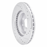 R1 Concepts 1990-1993 Asuna Sunfire Front Left Drilled & Slotted Silver Brake Rotor by R1 Concepts 631-50000L