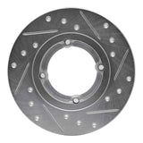 R1 Concepts 1985-1994 Chevrolet Sprint Front Left Drilled & Slotted Silver Brake Rotor by R1 Concepts 631-50001L