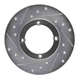 R1 Concepts 1985-1994 Chevrolet Sprint Front Left Drilled & Slotted Silver Brake Rotor by R1 Concepts 631-50001L