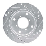 R1 Concepts 1989-2001 Chevrolet Metro Front Left Drilled & Slotted Silver Brake Rotor by R1 Concepts 631-50002L