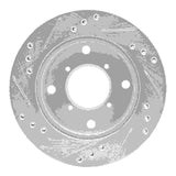 R1 Concepts 1989-2001 Chevrolet Metro Front Right Drilled & Slotted Silver Brake Rotor by R1 Concepts 631-50002R