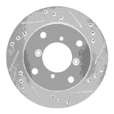 R1 Concepts 1989-2001 Chevrolet Metro Front Right Drilled & Slotted Silver Brake Rotor by R1 Concepts 631-50002R