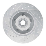 R1 Concepts 1991-1996 Buick Commercial Chassis Front Right Drilled & Slotted Silver Brake Rotor by R1 Concepts 631-51000R