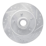 R1 Concepts 1991-1996 Buick Commercial Chassis Front Right Drilled & Slotted Silver Brake Rotor by R1 Concepts 631-51000R