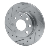R1 Concepts 1988-1989 Pontiac LeMans Front Left Drilled & Slotted Silver Brake Rotor by R1 Concepts 631-52000L