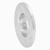 R1 Concepts 1988-1989 Pontiac LeMans Front Right Drilled & Slotted Silver Brake Rotor by R1 Concepts 631-52000R